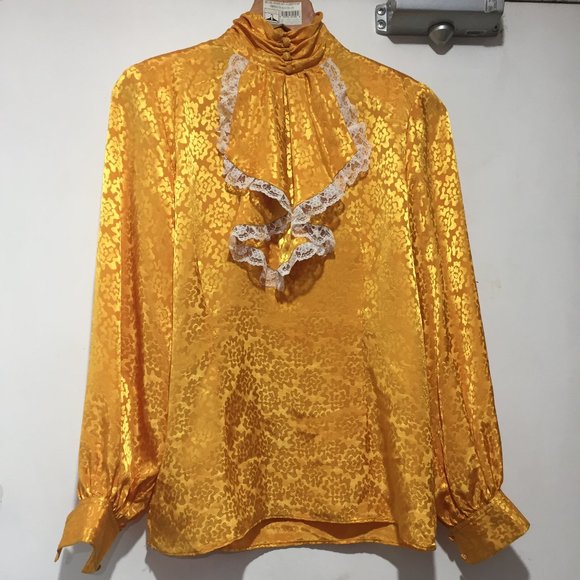 VINTAGE TURTLENECK BLOUSES SIZE L - Picture 4 of 7